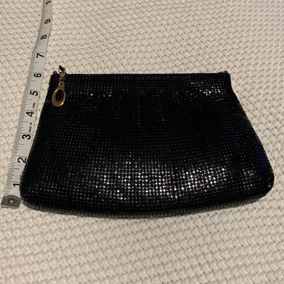 Vintage Black Mesh Bag with Coil Strap - Picture 12 of 12